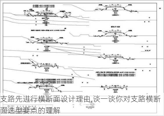 支路先进行横断面设计理由,谈一谈你对支路横断面选型要点的理解