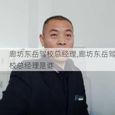 廊坊东岳驾校总经理,廊坊东岳驾校总经理是谁