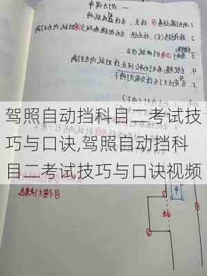 驾照自动挡科目二考试技巧与口诀,驾照自动挡科目二考试技巧与口诀视频