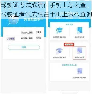 驾驶证考试成绩在手机上怎么查,驾驶证考试成绩在手机上怎么查询