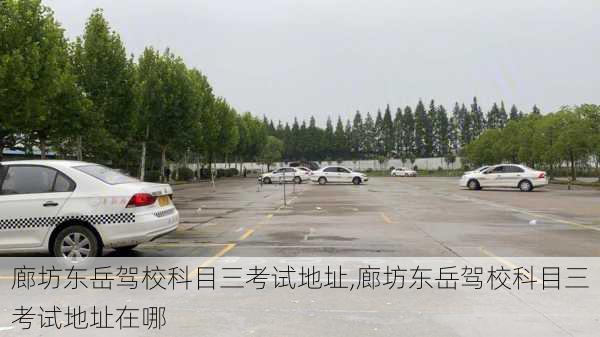 廊坊东岳驾校科目三考试地址,廊坊东岳驾校科目三考试地址在哪