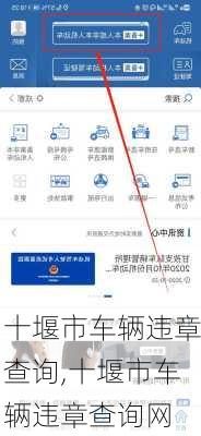 十堰市车辆违章查询,十堰市车辆违章查询网