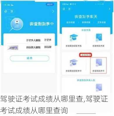 驾驶证考试成绩从哪里查,驾驶证考试成绩从哪里查询