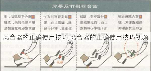 离合器的正确使用技巧,离合器的正确使用技巧视频