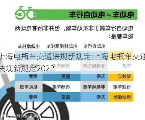 上海电瓶车交通法规新规定,上海电瓶车交通法规新规定2022