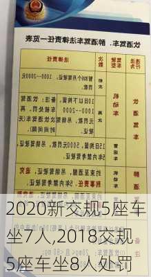 2020新交规5座车坐7人,2018交规5座车坐8人处罚