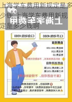 上海学车费用新规定是多少钱,上海学车费用新规定是多少钱啊