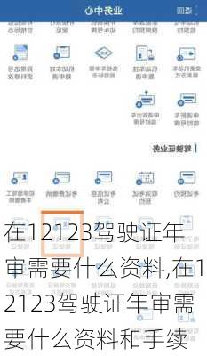 在12123驾驶证年审需要什么资料,在12123驾驶证年审需要什么资料和手续