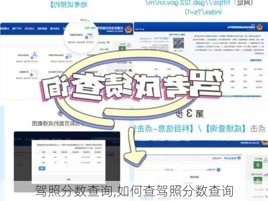 驾照分数查询,如何查驾照分数查询