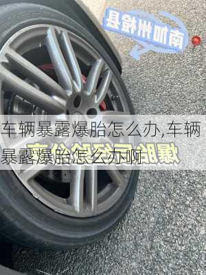 车辆暴露爆胎怎么办,车辆暴露爆胎怎么办啊