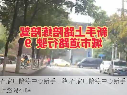 石家庄陪练中心新手上路,石家庄陪练中心新手上路限行吗