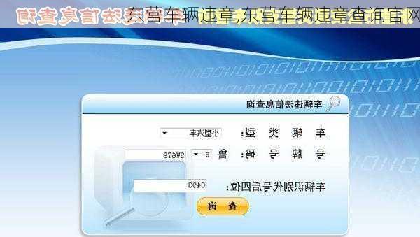 东营车辆违章,东营车辆违章查询官网