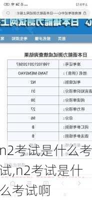 n2考试是什么考试,n2考试是什么考试啊