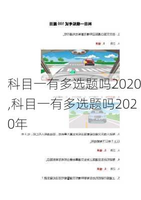 科目一有多选题吗2020,科目一有多选题吗2020年