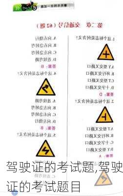 驾驶证的考试题,驾驶证的考试题目