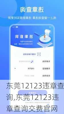 东莞12123违章查询,东莞12123违章查询交费官网