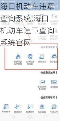 海口机动车违章查询系统,海口机动车违章查询系统官网