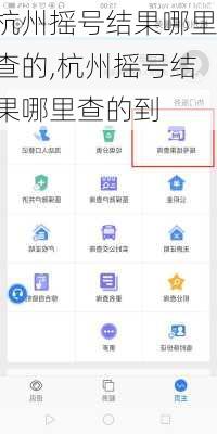 杭州摇号结果哪里查的,杭州摇号结果哪里查的到