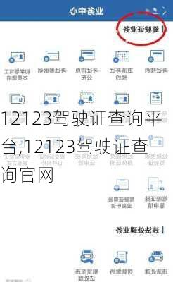 12123驾驶证查询平台,12123驾驶证查询官网