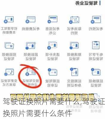驾驶证换照片需要什么,驾驶证换照片需要什么条件