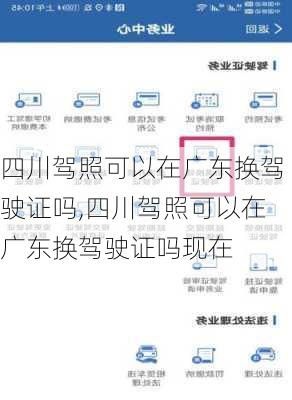 四川驾照可以在广东换驾驶证吗,四川驾照可以在广东换驾驶证吗现在