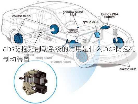 abs防抱死制动系统的功用是什么,abs防抱死制动装置