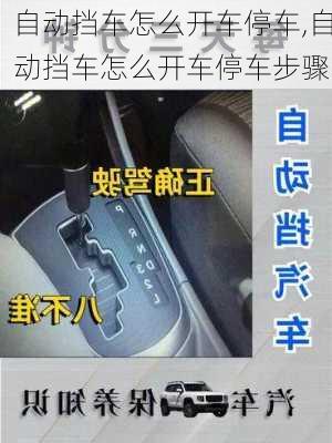 自动挡车怎么开车停车,自动挡车怎么开车停车步骤