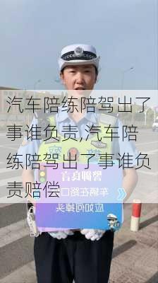 汽车陪练陪驾出了事谁负责,汽车陪练陪驾出了事谁负责赔偿