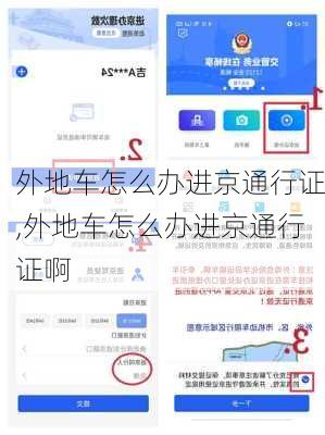 外地车怎么办进京通行证,外地车怎么办进京通行证啊