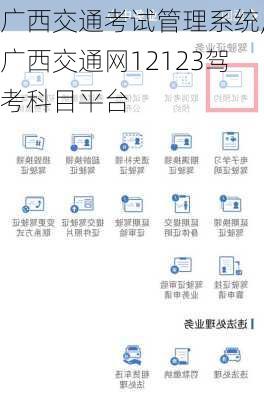 广西交通考试管理系统,广西交通网12123驾考科目平台