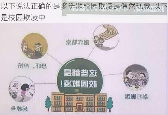 以下说法正确的是多选题校园欺凌是偶然现象,以下是校园欺凌中