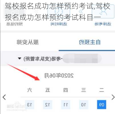 驾校报名成功怎样预约考试,驾校报名成功怎样预约考试科目一