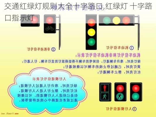 交通红绿灯规则大全十字路口,红绿灯 十字路口指示灯