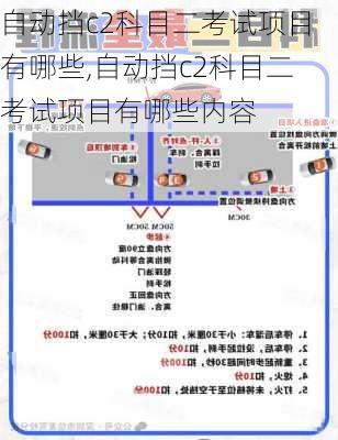 自动挡c2科目二考试项目有哪些,自动挡c2科目二考试项目有哪些内容