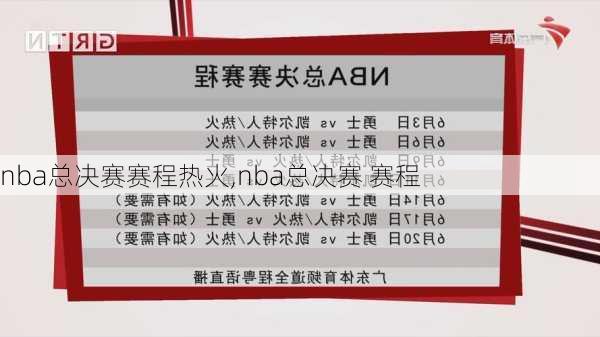 nba总决赛赛程热火,nba总决赛 赛程