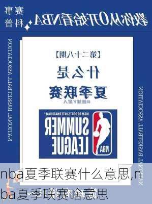 nba夏季联赛什么意思,nba夏季联赛啥意思