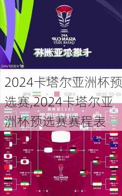 2024卡塔尔亚洲杯预选赛,2024卡塔尔亚洲杯预选赛赛程表