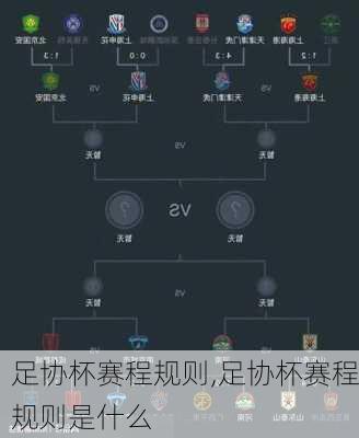 足协杯赛程规则,足协杯赛程规则是什么