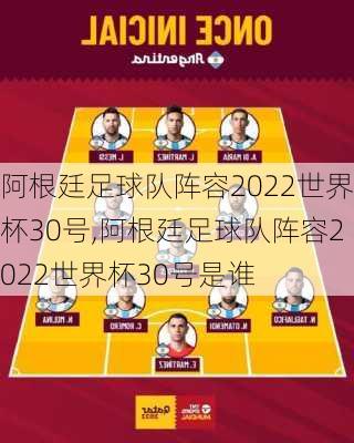 阿根廷足球队阵容2022世界杯30号,阿根廷足球队阵容2022世界杯30号是谁