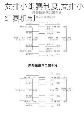 女排小组赛制度,女排小组赛机制