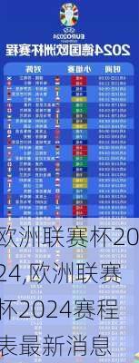 欧洲联赛杯2024,欧洲联赛杯2024赛程表最新消息