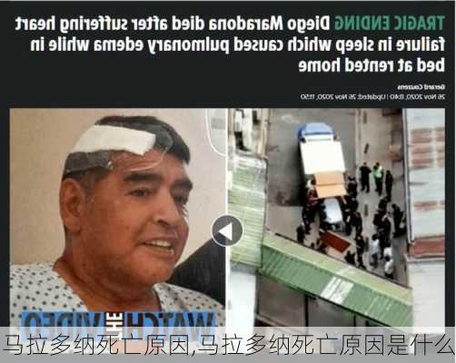 马拉多纳死亡原因,马拉多纳死亡原因是什么