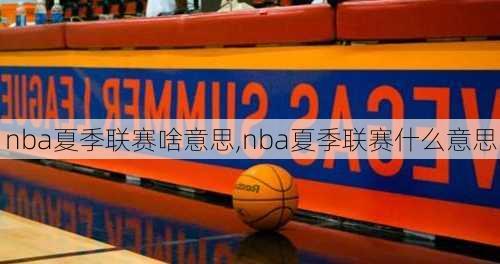 nba夏季联赛啥意思,nba夏季联赛什么意思