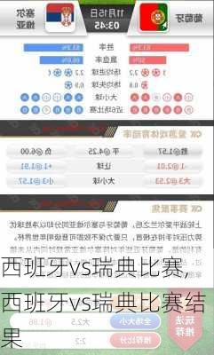 西班牙vs瑞典比赛,西班牙vs瑞典比赛结果