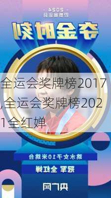 全运会奖牌榜2017,全运会奖牌榜2021全红婵