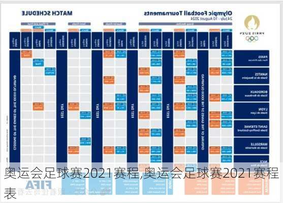 奥运会足球赛2021赛程,奥运会足球赛2021赛程表